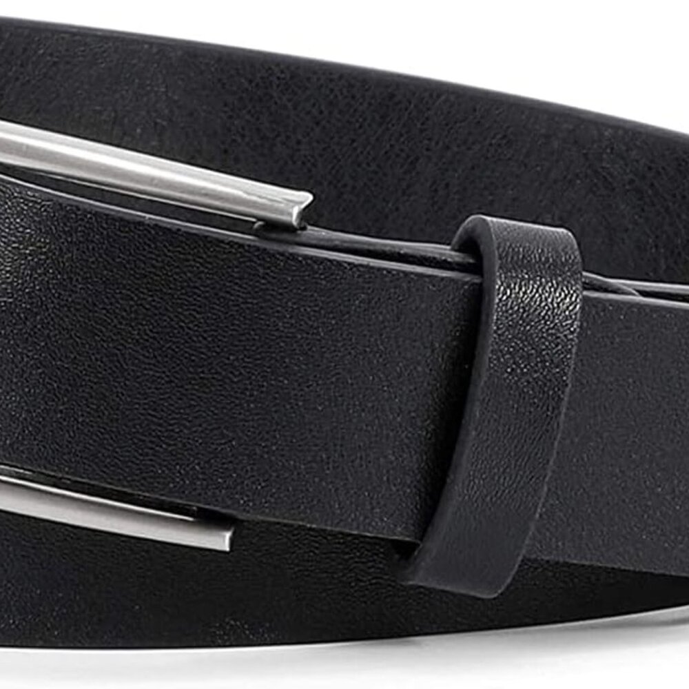 Women Casual Leather Belt for Jeans Pants, Fashion Ladies Waist Dress Belt